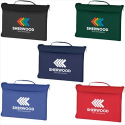 HH7012 Fleece Travel Blanket With Custom Imprint